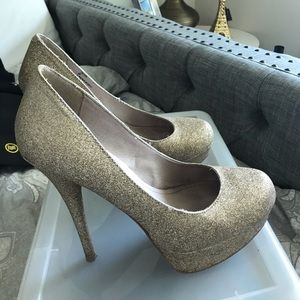 Steve Madden glitter heels